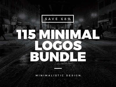 115 Minimal Vintage Logos Bundle