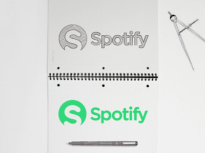 Spotify redesign concept concept design green icon logo redesign spotify ui ux