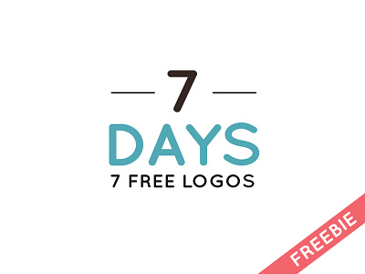 7 Days 7 Free Minimal Logos | AI & PS Freebie collection creative free freebie inspiration logo logos mark marks minimal. minimalistic modern vintage