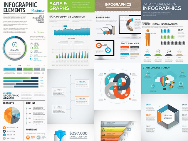 [Free] 10 Infographic Templates Freebie by Mats-Peter Forss on Dribbble
