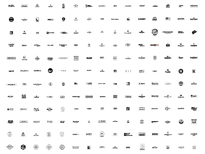 I'm exhausted :D 200 badge creators inspiration kit logo logos minimal minimalistic modern simple clean vintage