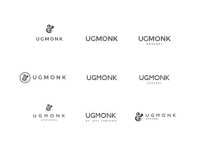 Ugmonk Logo Experiments Rebound branding breath clean creative inspiration logo minimal typography ugmonk vintage
