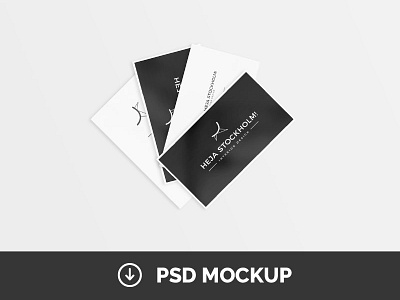 8 Free Clean Business Card Mockups | PSD business business card card free freebie logo mock mock up mockup psd template up