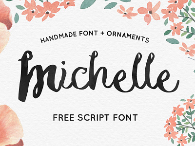 Michelle - Free Handmade Script Font by Noe Araujo