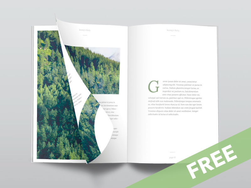 Download Ultra Clean Free PSD Magazine Mockup by Mats-Peter Forss on Dribbble