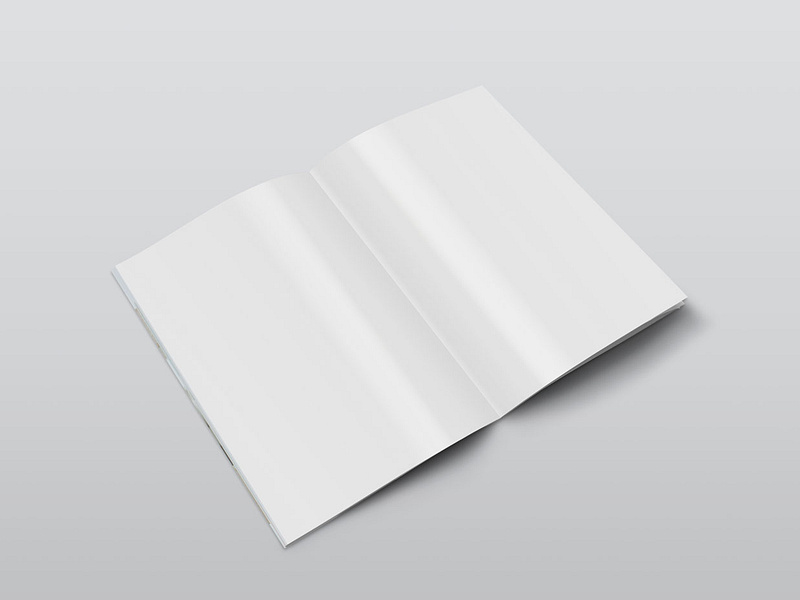 Free Isometric A4 PSD Magazine Mockup by MatsPeter Forss