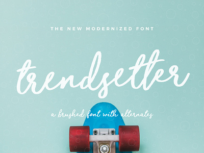 Trendsetter Font craft creative font fonts hand handwriting handwritten inspiration logo original typeface
