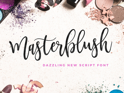 NEW Masterblush Font!