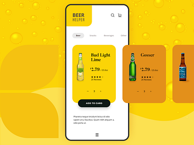 food delivery mobile app mobile ui