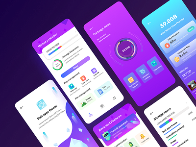 Optimizer app design illustration logo mobile app mobile ui ui design uidesign ux design uxdesign uxui