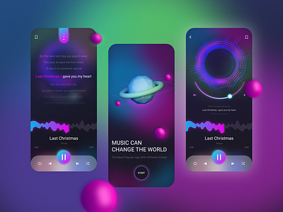 Music App 3d animation branding design graphic design illustration logo mobile app mobile ui motion graphics ui ui design uidesign ux design uxdesign uxui