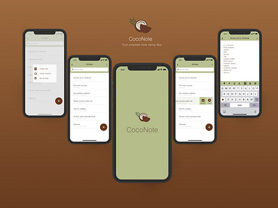 CocoNote Note taking App