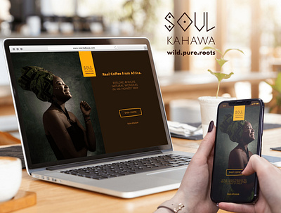 Webshop for African coffee- SOUL KAHAWA africa coffee ecommerce ui ux webshop wild