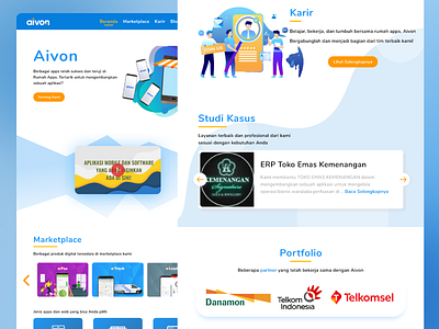 Redesign Landing Page Website - AIVON