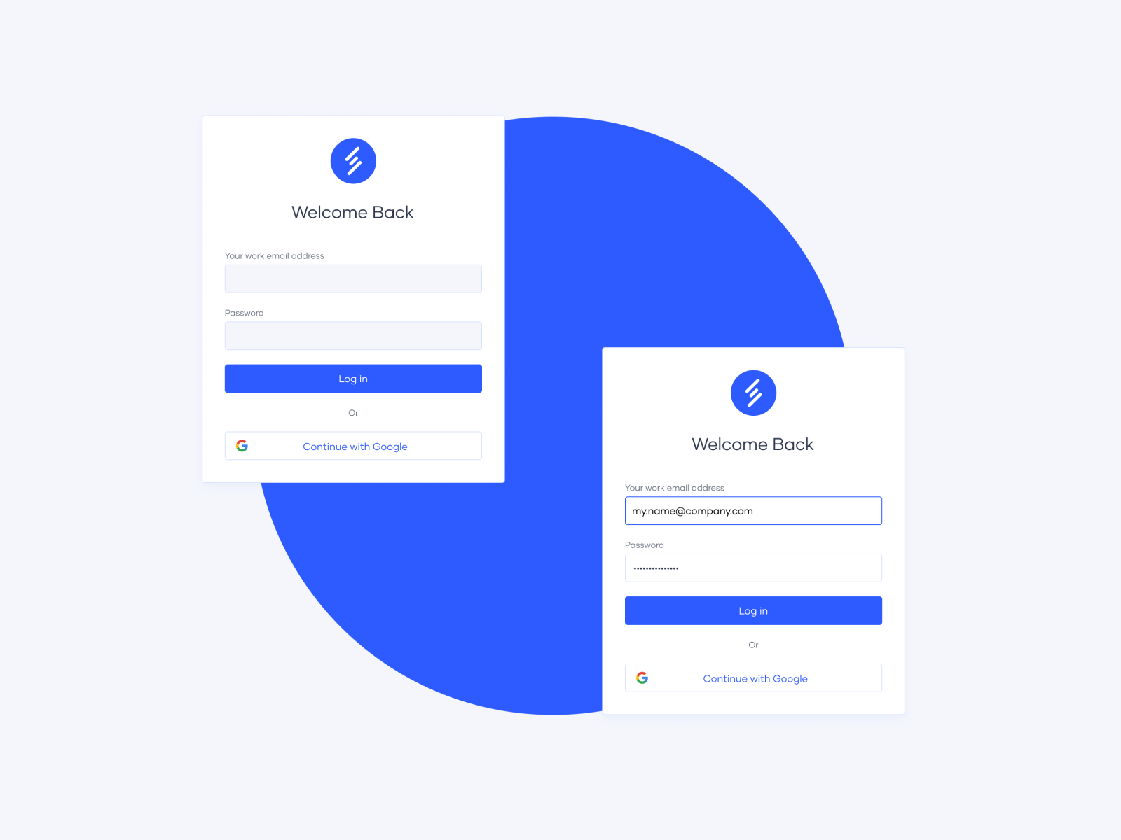 Web app login page by Harrison Maina on Dribbble