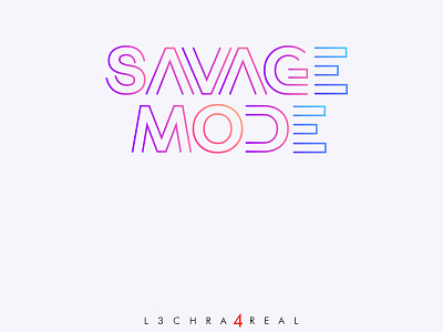 Savage_mode art branding design graphic design illustration illustrator logo type typography vector