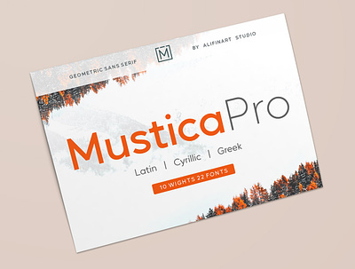 Mustica Pro | Free & Premium Font branding cyrillic design designer font free font geometric font graphic design greek heading latin logo logo designer premium font typography ui