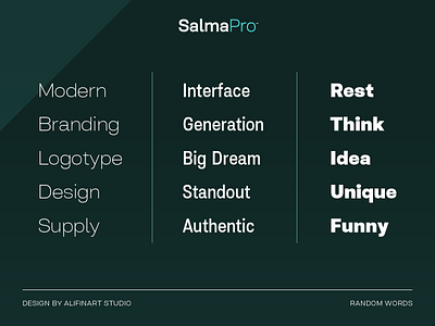 Salma Pro | Modern Sans Serif Font (54 Styles)