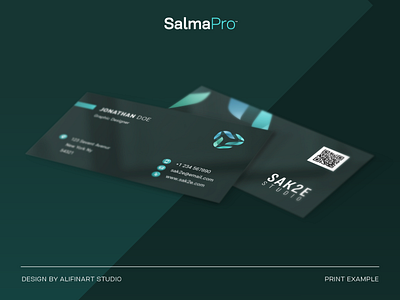 Salma Pro Font | Print Example
