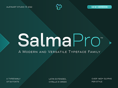 Salma Pro Font | Modern and Versatile Typeface Family