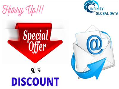 50 % Discount For Any Industry Email List b2b database b2b database email marketing list sale special offer