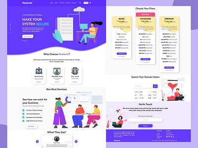 Hosterin Landing Page