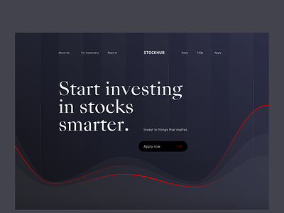 Stockhub - Website redesign crypto design fintech investing payments stocks ui user experience ux web design