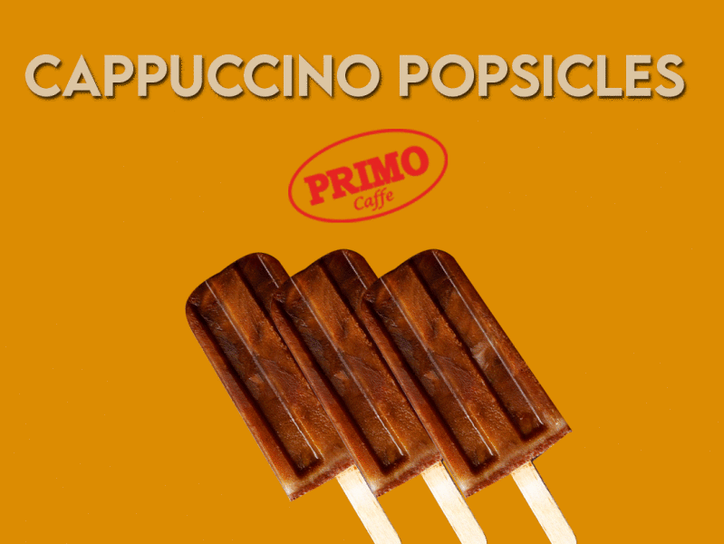 Cappucino Popsicle design graphic design photoshop product tutorial