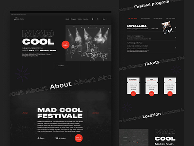 Landing Page - Music Festival