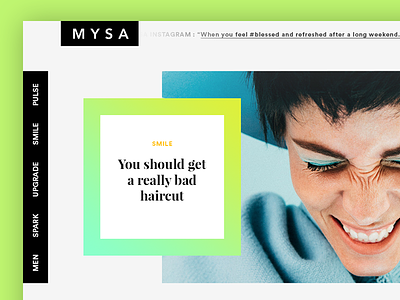 MYSA online magazine – WIP #02 clean fonts magazine mysa ui web women