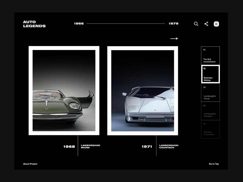 Lamborghini / Long read media / 03 long read lamborghini online media storytelling