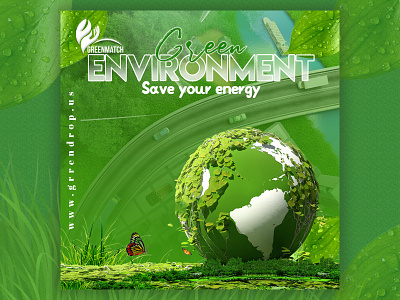 Green Environment Instagram Post Design