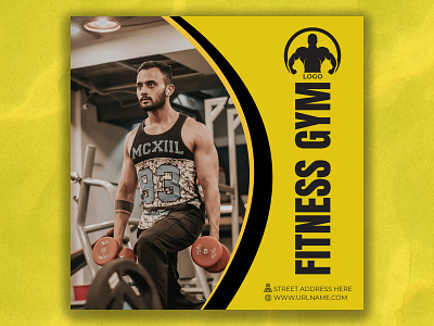 FITNESS GYM TEMPLATE DESIGN