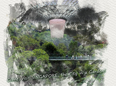 Photoshop design personal projects singapore tourism