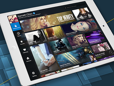 QT HD concept design [Full] app concept design hd ipad mobile qt