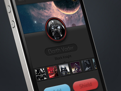 iStars app darthvader iphone star ui wars