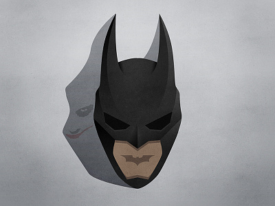 Dark Knight [with wallpaper size] batman comics dark illustration joker knight movie