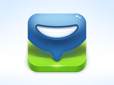 Chat app icon app chat icon ios smile