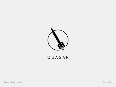 Quasar - Rocketship Logo