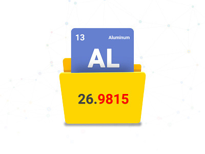 Periodic Table Product Icon 13 aluminum android app logo appicon chemistry icon logo logodesign periodic periodic table product icon