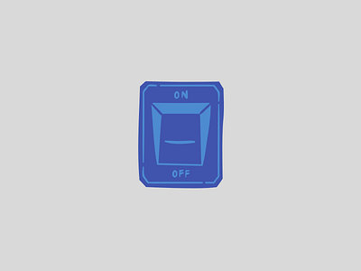 On/Off Switch canva daily 100 challenge dailyui 015 development generic illustration