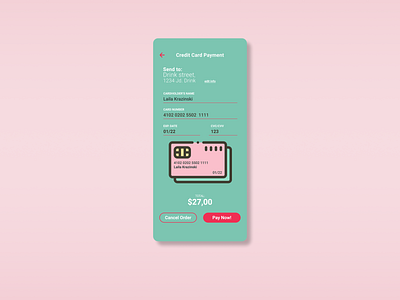 Daily UI 02 app creditcard dailyui dailyuichallenge productdesign