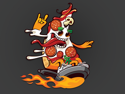 Pizza Spirit Animal character