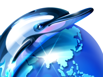 Dolphin Logo 2 animal character dolphin earth logotype mascot