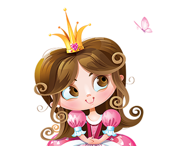 Little Princess character child girl kid lady princess