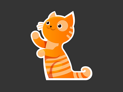 Kitten for logotype