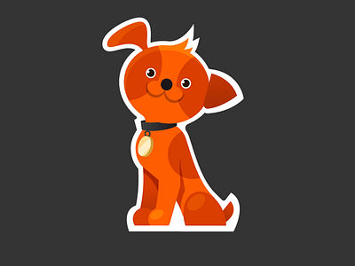 Puppy for emblem animal character dog emblem logo mascot petshop puppy vector вектор зоомагазин персонаж собака щенок эмблема
