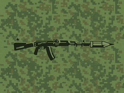 Art weapon. Embleme ak74 embleme kalashnikov pencil vector vector graphic weapon weapons