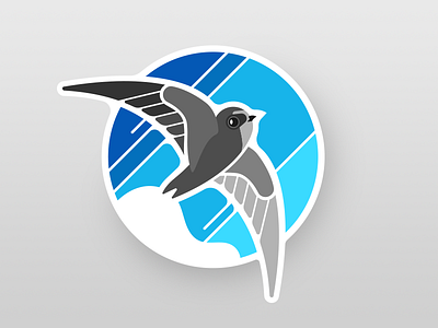 Swift emblem emblem icon lofo swift vector vectorart знак логотип стриж эмблема