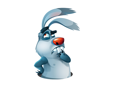 Rabbit NoWay или Заяц Несудьбы-5 404fest animal character emotion illustration mascot rabbit rabbitnoway vector vector art вектор заяц заяцнесудьбы персонаж